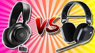 THEY'RE VERY DIFFERENT! | Steel Series Arctis Nova 7 VS Corsair HS80 Wireless