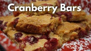 Cranberry Bars ** Heritage Ways ** Simple Life **