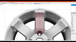 How to make a detailed 3D low-poly wheel in ZModeler 1.07b