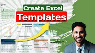 Excel Beginner's - 13 | How to Create Templates in Excel