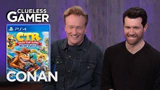 Clueless Gamer: "Crash Team Racing Nitro-Fueled" With Billy Eichner | CONAN on TBS