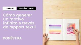 Tutorial diseño textil: cómo generar un motivo infinito a través de rapport textil