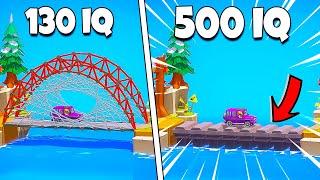 500 IQ bridges in Poly Bridge 3!