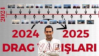 2024 YILININ TÜM DRAG YARIŞLARI | BMW Mercedes Audi Tesla Mini VW Skoda Renault Hyundai ve Diğerleri