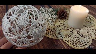 Новогодний ШАР крючком / Christmas BALL crochet