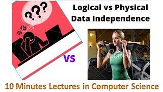 Logical vs Physical Data Independence and their impact in efficient user interaction