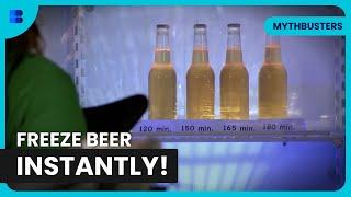 INSTANT Frozen Beer Trick - Mythbusters - Science Documentary