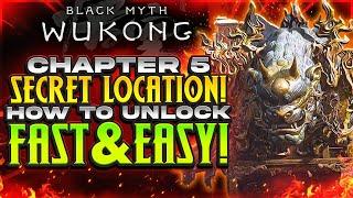 Chapter 5 SECRET AREA in Black Myth Wukong | Five Element Cart Questline & Rusty-Gold Cart Boss