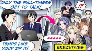 My Boss Told Me, “Temps Like You Don’t Get to Talk” in the Meeting! But Then…[RomCom Manga Dub]