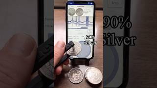 Testing a Fake Silver Morgan Dollar with the StackerTools App