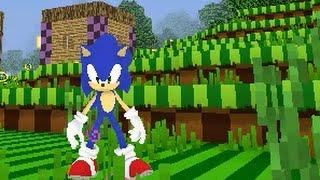 Minecraft CustomSteve Mod Sonic Animations Preview