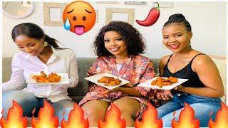 Extremely spicy wings challenge  | Mukbang  | Londy Dlomo