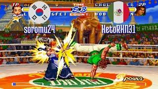 @rbff2h: soromu24 (KR) vs KetoRKN31 (MX) [Real Bout Fatal Fury 2 rbff2 Fightcade] Oct 11