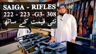 SAIGA All Rifles | 222-223-G3-308 | long &Short barrel | Peshawar