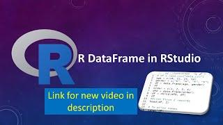 R Dataframe in Rstudio