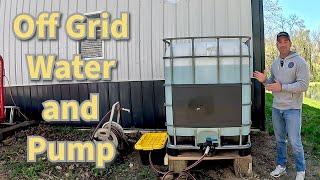 EASY Off Grid Water Storage System- With on Demand Pump