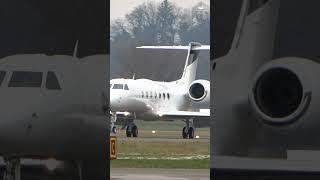 Gulfstream G550 PS-CAT Landing in Bern, Switzerland