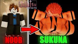 Going From Noob To HEIAN ERA Ryomen Sukuna In Jujutsu Infinite...(Roblox)