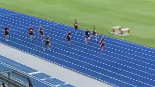 100m 45-49 Men Final, Pan Pacs masters Games, SAF 8 November 2024