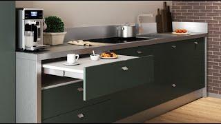 Pull-out kitchen worktop stored in a drawer - Shot, by Atim