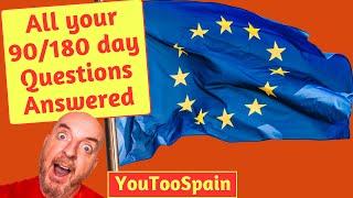 All the 90 180 day Schengen Questions Answered and more