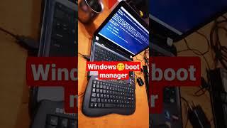 Windows boot manager || laptop settings || #shortsvideo #shorts #short #windows #shortvideo #yt 