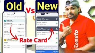 Zomato old vs New Rate Card 2023 | Zomato rate card review in hindi 2023-24