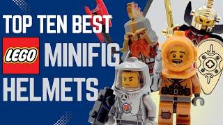 Top Ten COOLEST LEGO Minifigure Helmets