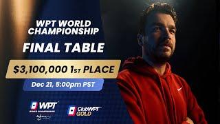 FINAL TABLE - $23,000,000 WPT World Championship