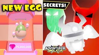 New Update! PALACE Egg + 3 New SECRET Pets in Adventure Simulator! [Roblox]