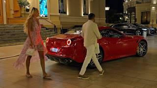 BILLIONAIRES NIGHTLIFE IN MONACO 2024 SUPERCARS #billionaire #luxury