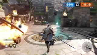 For Honor 1vs4 the power of a samurai