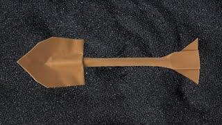 DIY Origami Shovel Craft | #Shorts