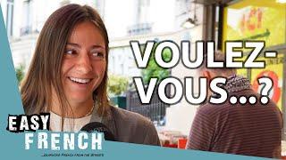 Real Life Sentences with the Verb “Vouloir” | Super Easy French 188