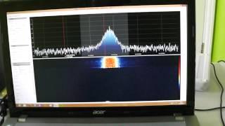 Kirisun S780 spectrum test compared to analog