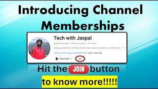 Tech with Jaspal Memberships | Join Button | #join #membership #community #freepdf #careercoach