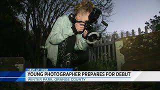 Young photographer prepares for debut