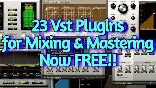 23 FREE VST plugins Just Released by Toneboosters for Mixing and Mastering (with Audio Examples)