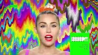 Jen Stark / Miley Cyrus Drippy Tongue for MTV VMA's