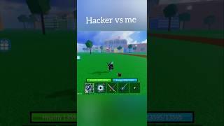 hacker vs me (trolling hacker) #roblox #bloxfruits #edit #gaming #viralvideo #shorts #fyp #usa