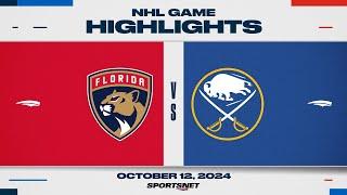 NHL Highlights | Panthers vs. Sabres - October 12, 2024