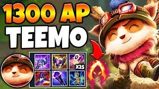 This is what happens when Teemo gets 1300 AP (Shrooms One-Shot You)