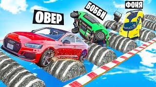 ОПАСНАЯ ДОРОГА СМЕРТИ В НЕБЕ! ПРЫЖКИ НА ВЫЖИВАНИЕ В BeamNG.drive