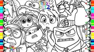 Inside Out 2 Coloring Pages / How To Color All Emotions from Inside Out / NCS Music