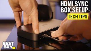 Setting Up the Philips Hue Play HDMI Sync Box 8K – Tech Tips from Best Buy