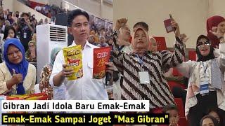 Emak-Emak Langsung Joget, Lihat Gibran Datang