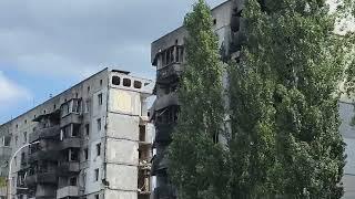 Borodyanka destroyed by Russian troops as of August 23, 2022