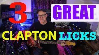 3 Great Clapton Licks | Tim Pierce | Guitar Lesson | How To Play