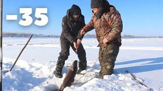 Ice fishing for a GIANT BURBOT in the COLDEST inhabited place in the world - Yakutia