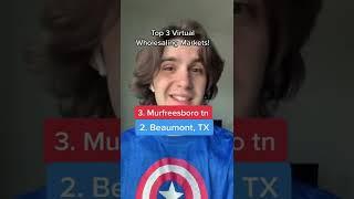 Top 3 Virtual Wholesaling Markets! #realestateinvesting #wholesalinghouses #wholesalingrealestate